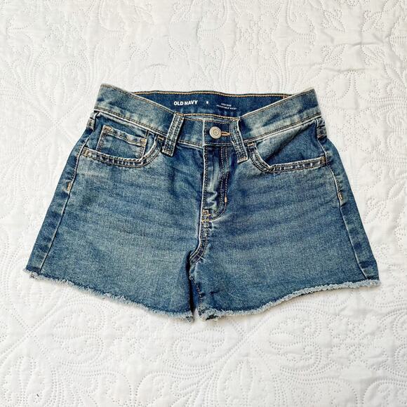 Old Navy High Rise Jean Shorts Size 8 - Picture 2 of 5